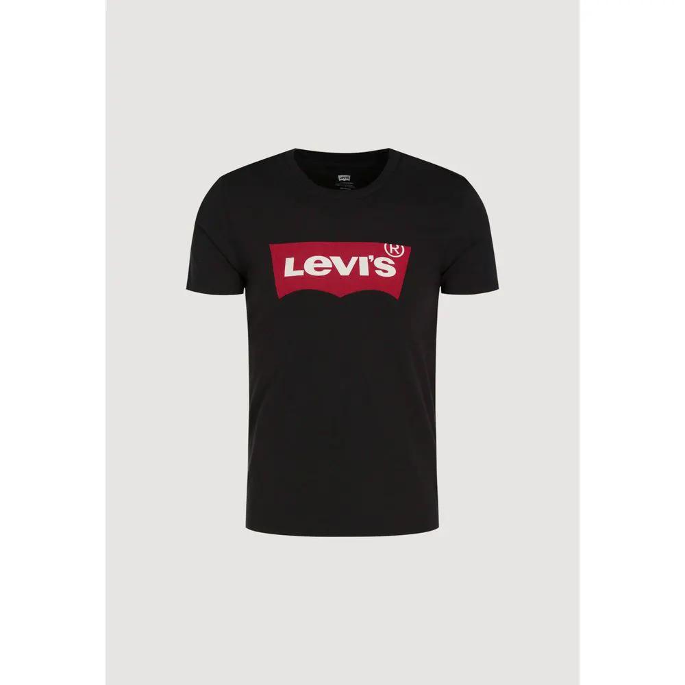 Levi's Black Cotton T-Shirt by Levi's