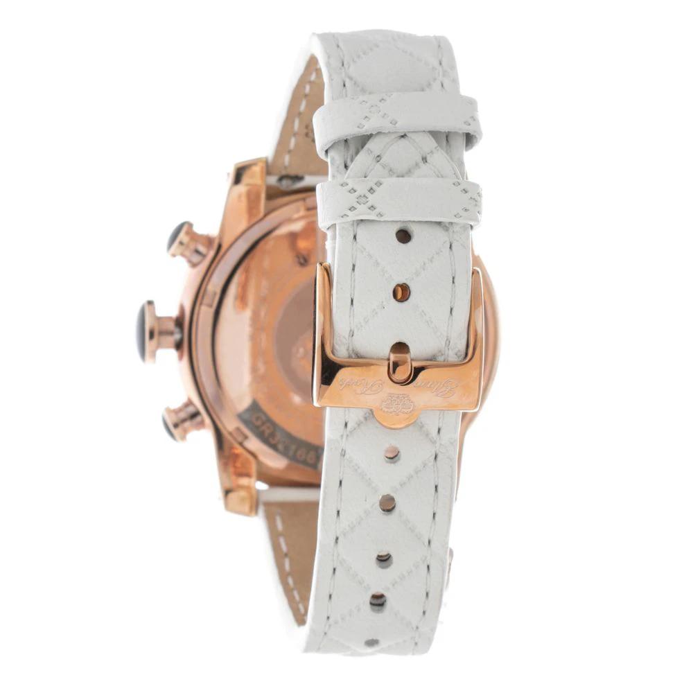 GLAM ROCK White Leather Dress Watch by GLAM ROCK