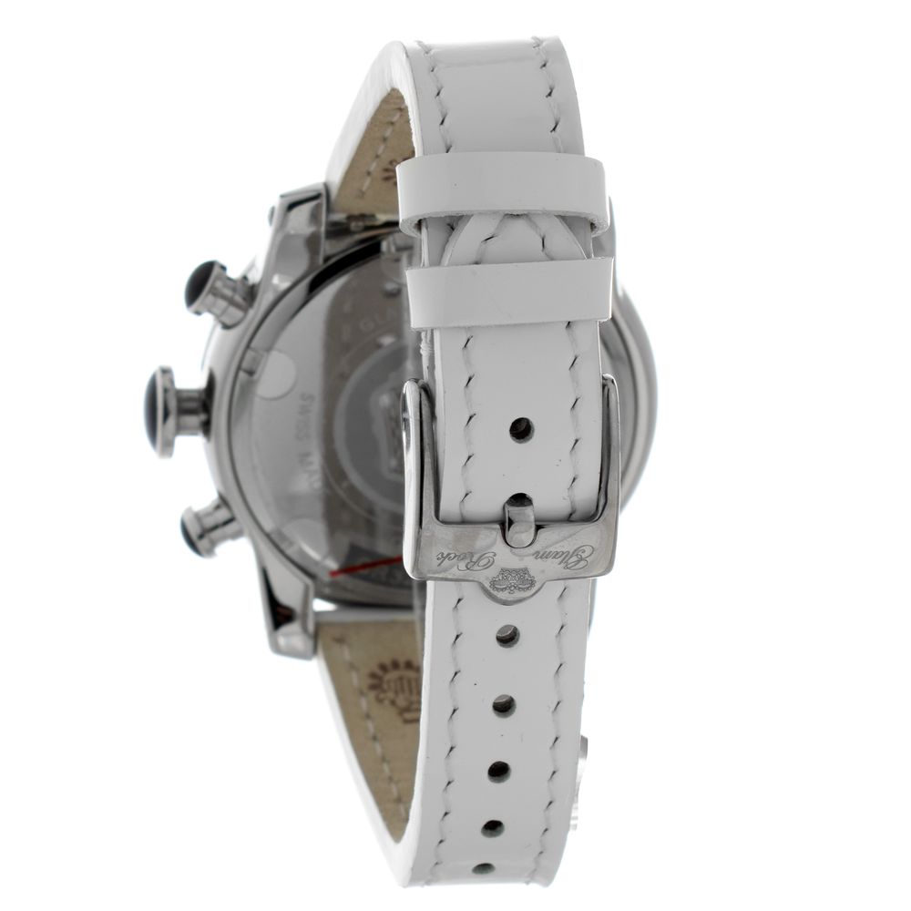 GLAM ROCK White Leather Dress Watch by GLAM ROCK