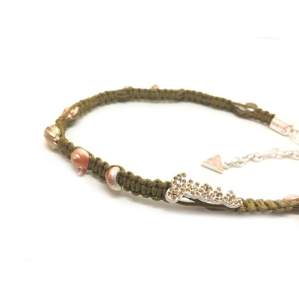 Guess Green Textile Necklace by Guess