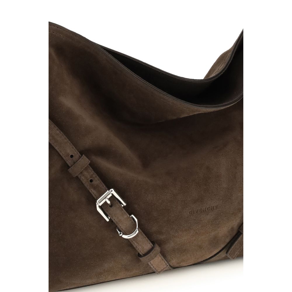 Givenchy Black Calf Leather Bos Taurus Shoulder Bag by Givenchy