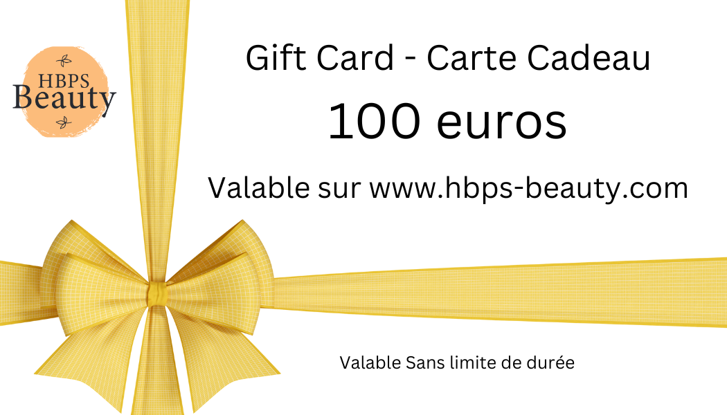 Tarjeta de regalo de belleza HBPS