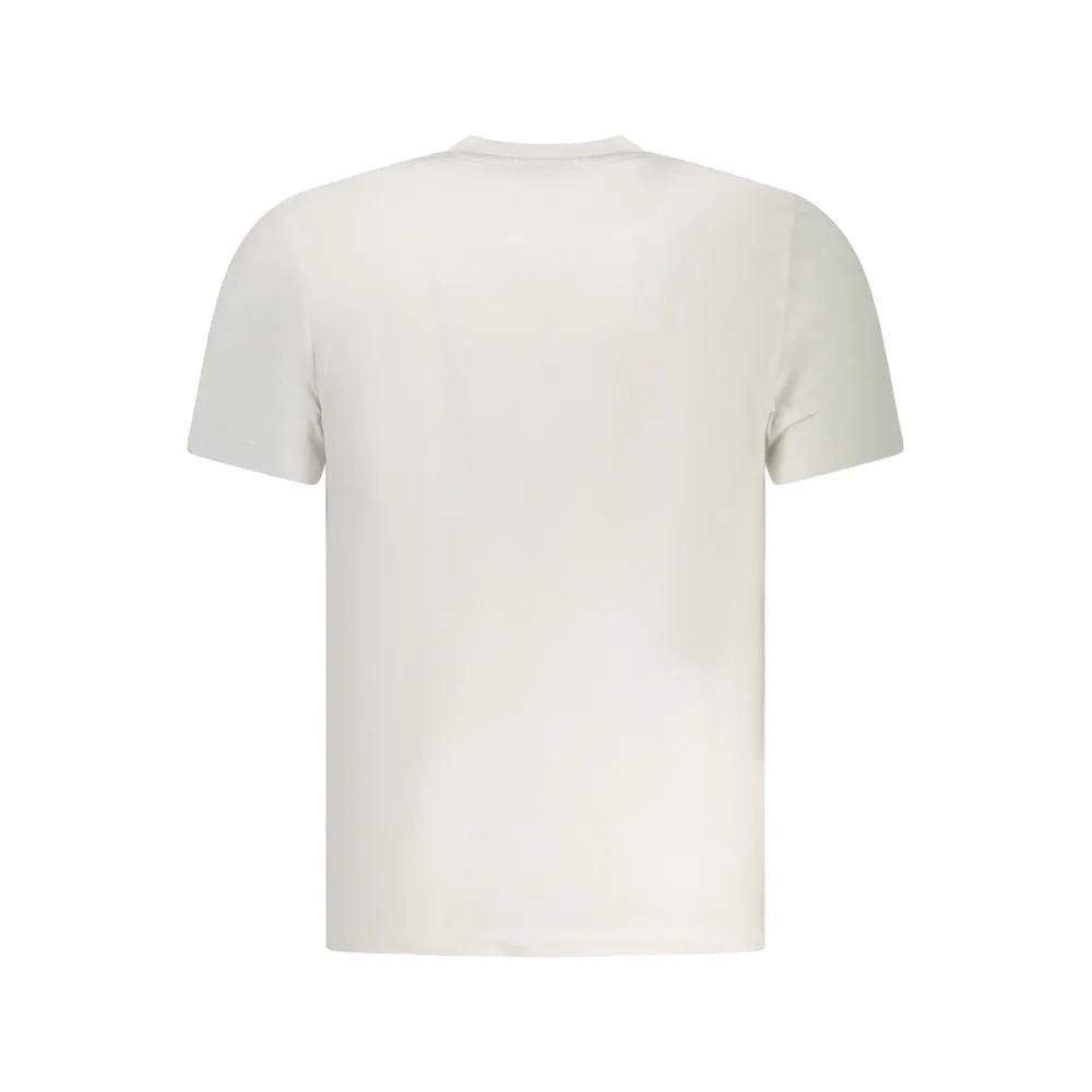 North Sails White Cotton Men T-Shirt by North Sails