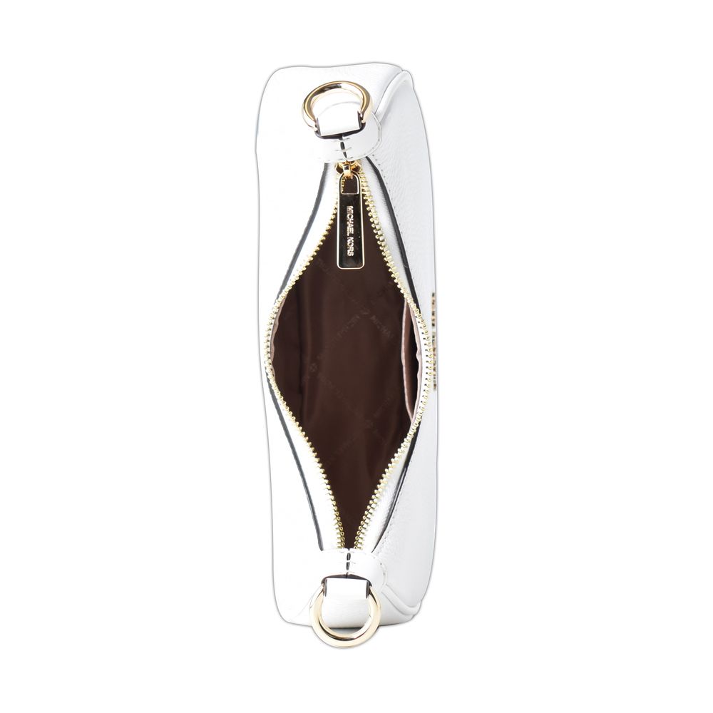 Michael Kors White Leather Shoulder Bag by Michael Kors