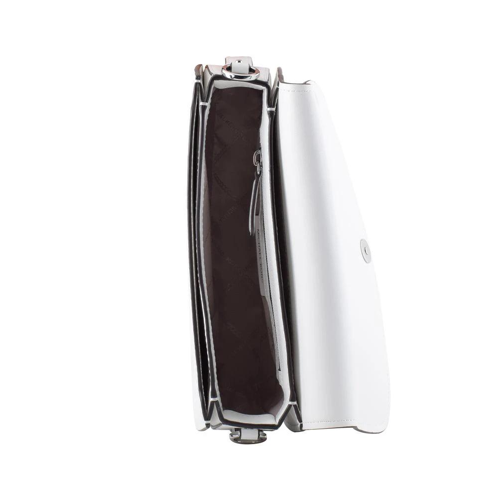 Michael Kors White Leather Shoulder Bag by Michael Kors