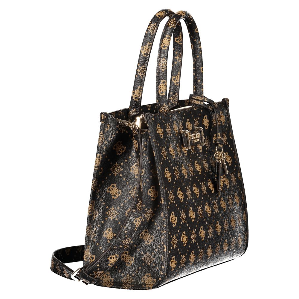 Sac à main Guess Jeans femme Silia en polyuréthane marron – GU-42371