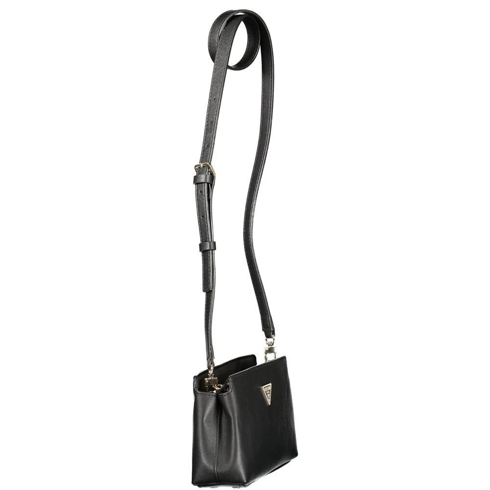 Guess Jeans Nero Poliuretano Female Shoulder Bag by Guess Jeans