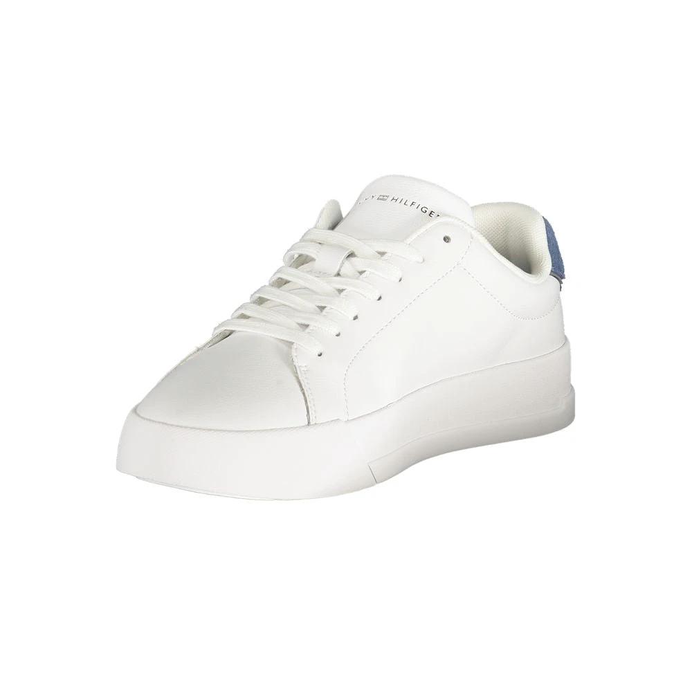 Tommy Hilfiger White Polyurethane Men's Sneaker by Tommy Hilfiger