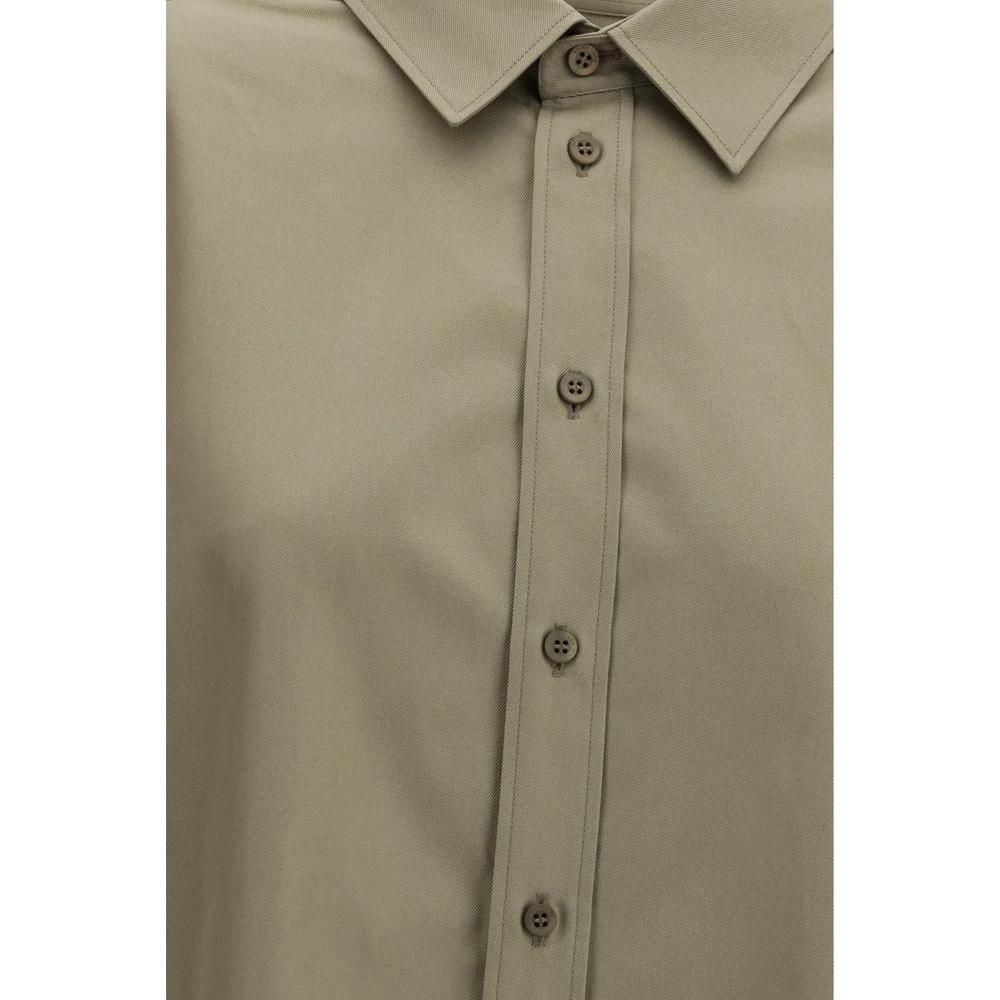 Balenciaga Beige Cotton Dress Shirt by Balenciaga