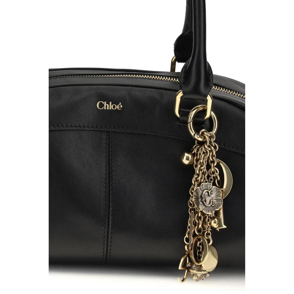 Chloé Black Calf Leather Bos Taurus Handbag by Chloé