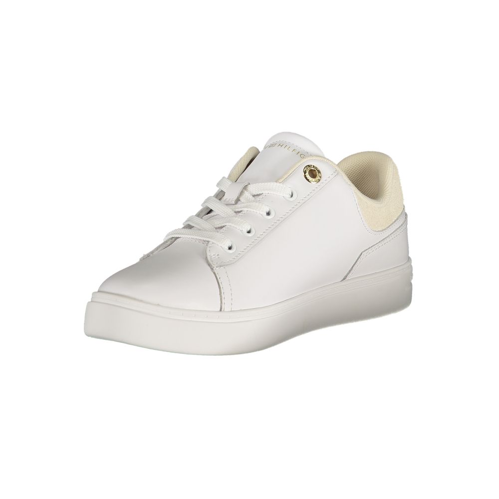 Tommy Hilfiger Bianco Polyurethane Women Sneaker by Tommy Hilfiger