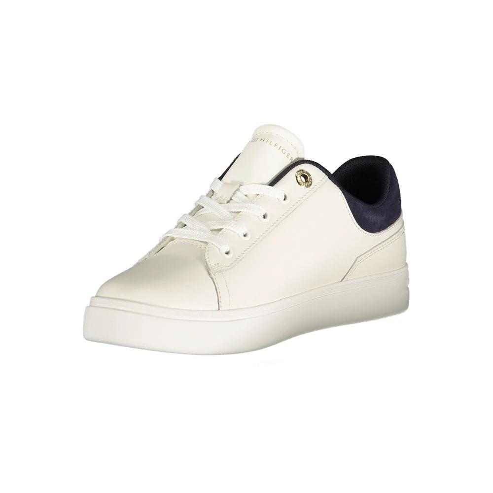 Tommy Hilfiger Bianco Poliuretano Donna Sneaker by Tommy Hilfiger