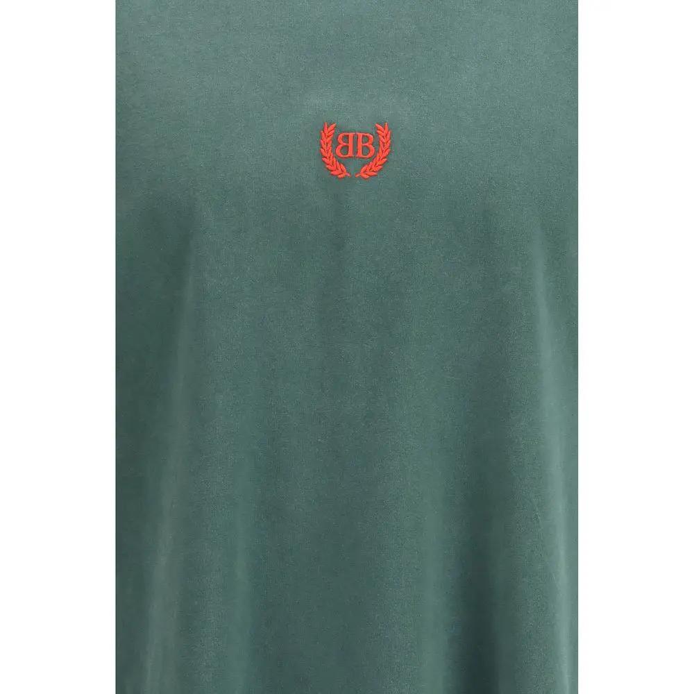 Balenciaga Bicolor Cotton T-Shirt by Balenciaga