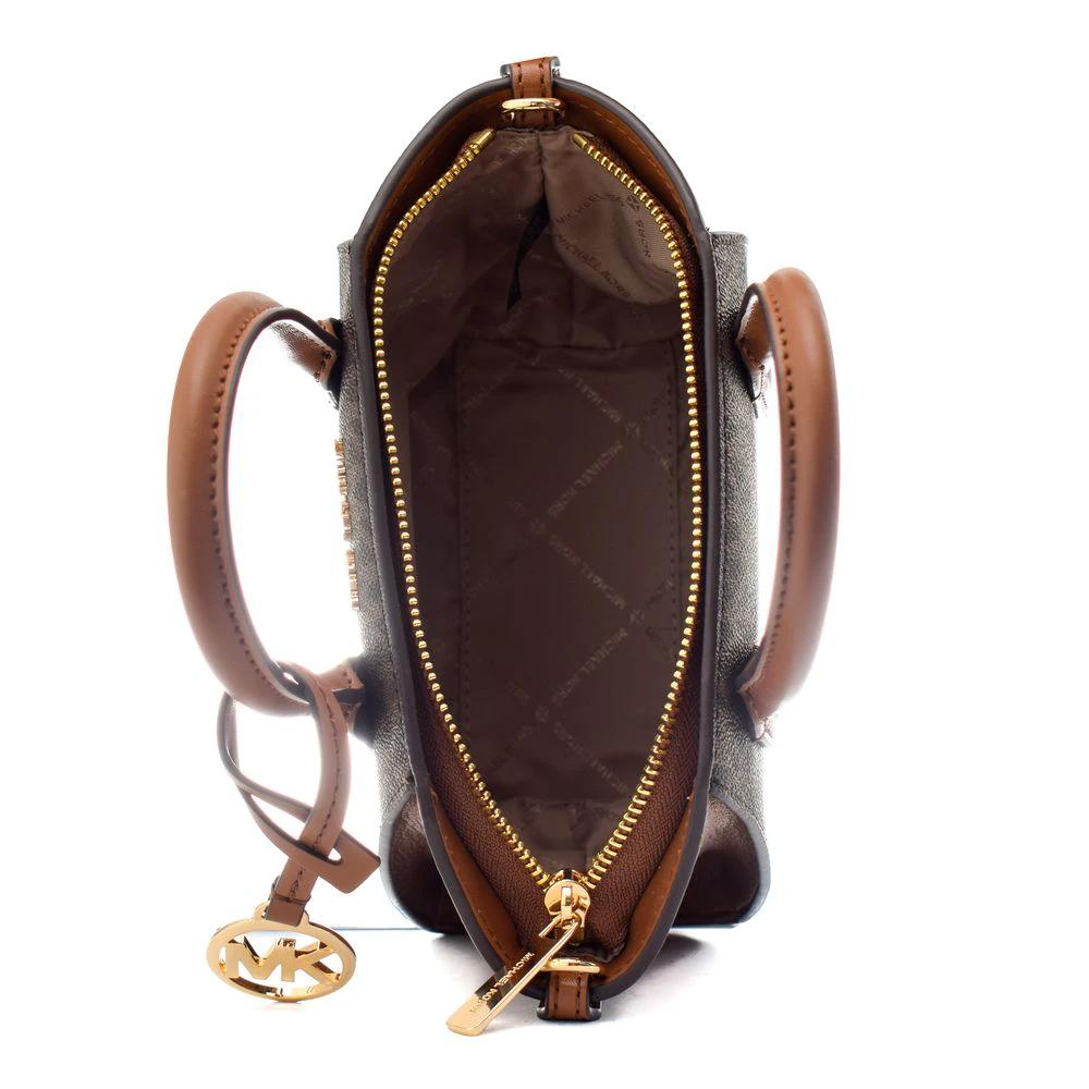 Michael Kors Brown Canvas Handbag by Michael Kors