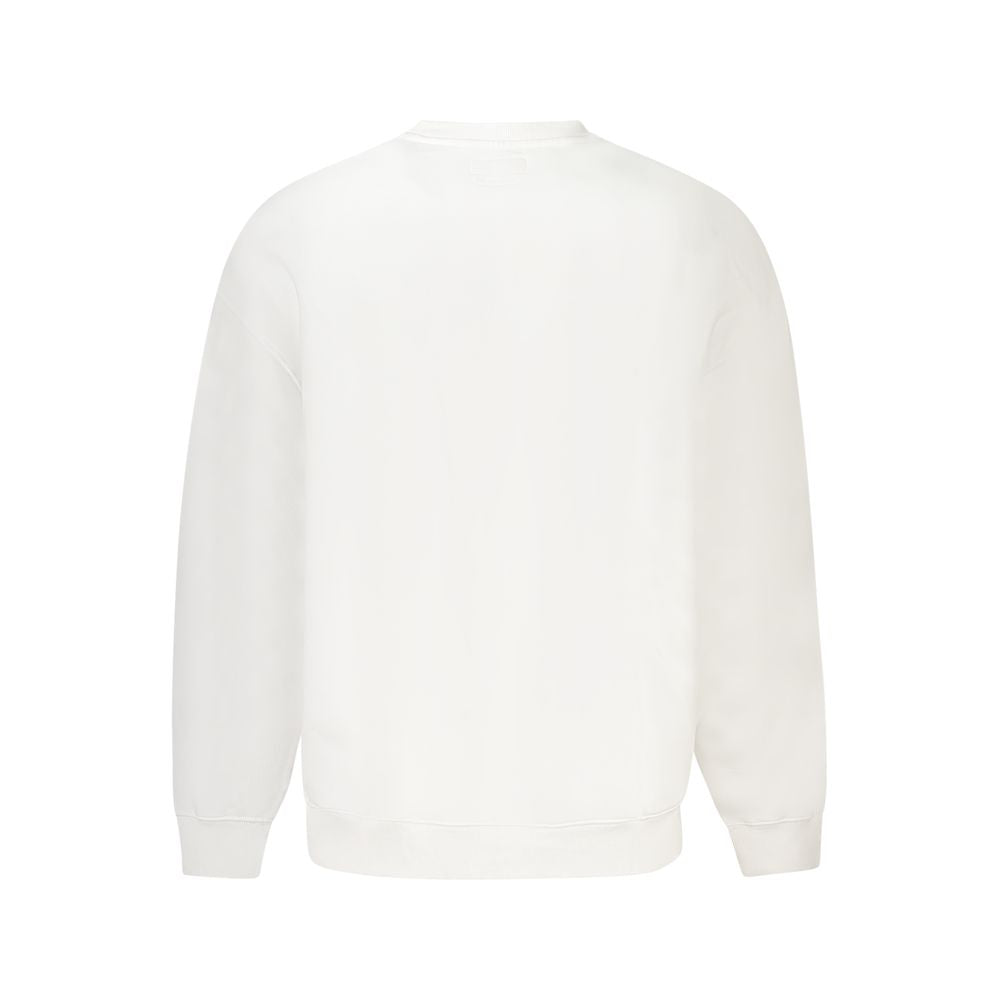 Sweat-shirt Guess Jeans homme oversize en coton bio blanc – GU-39048