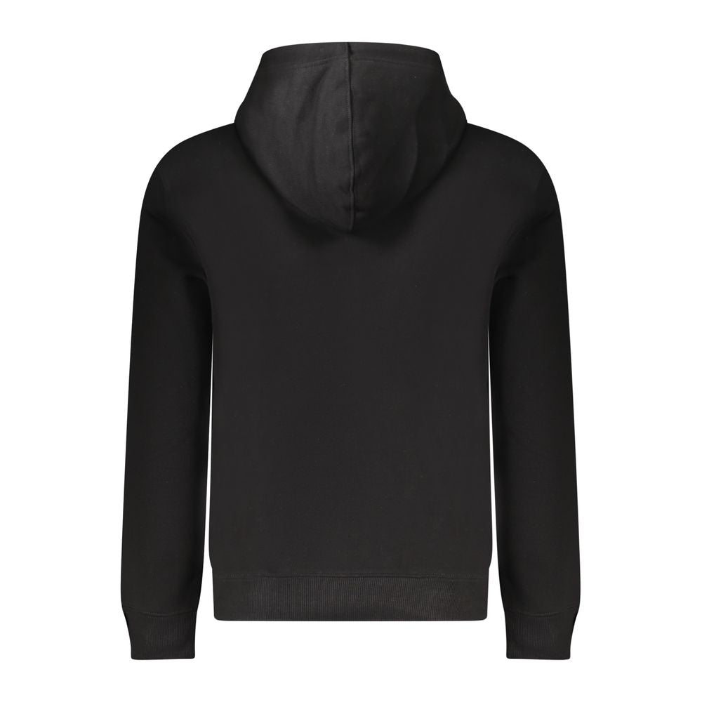 Sweat à capuche Guess Jeans homme slim en coton bio noir – GU-39046