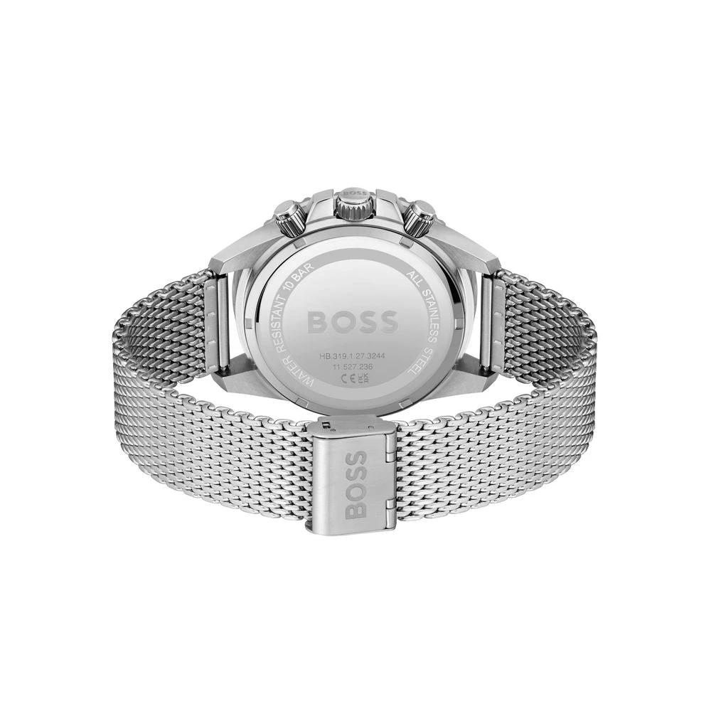 Montre Hugo Boss Chronographe Acier Gris Cadran Vert Homme | HBPS Fashion