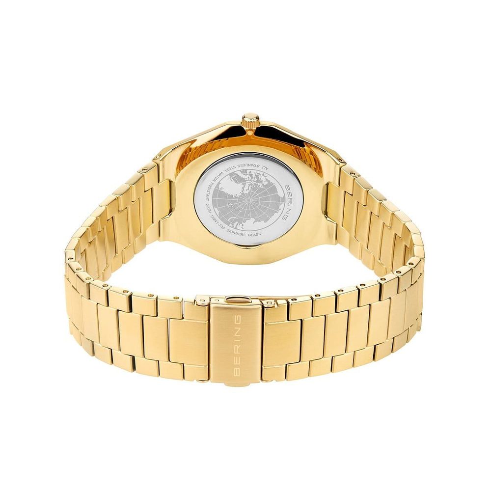 BERING Gold Stainless Steel Dress Watch by BERING