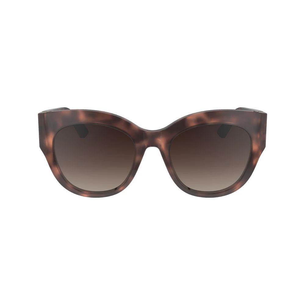 Longchamp Brown Acetate Sunglasses by Longchamp