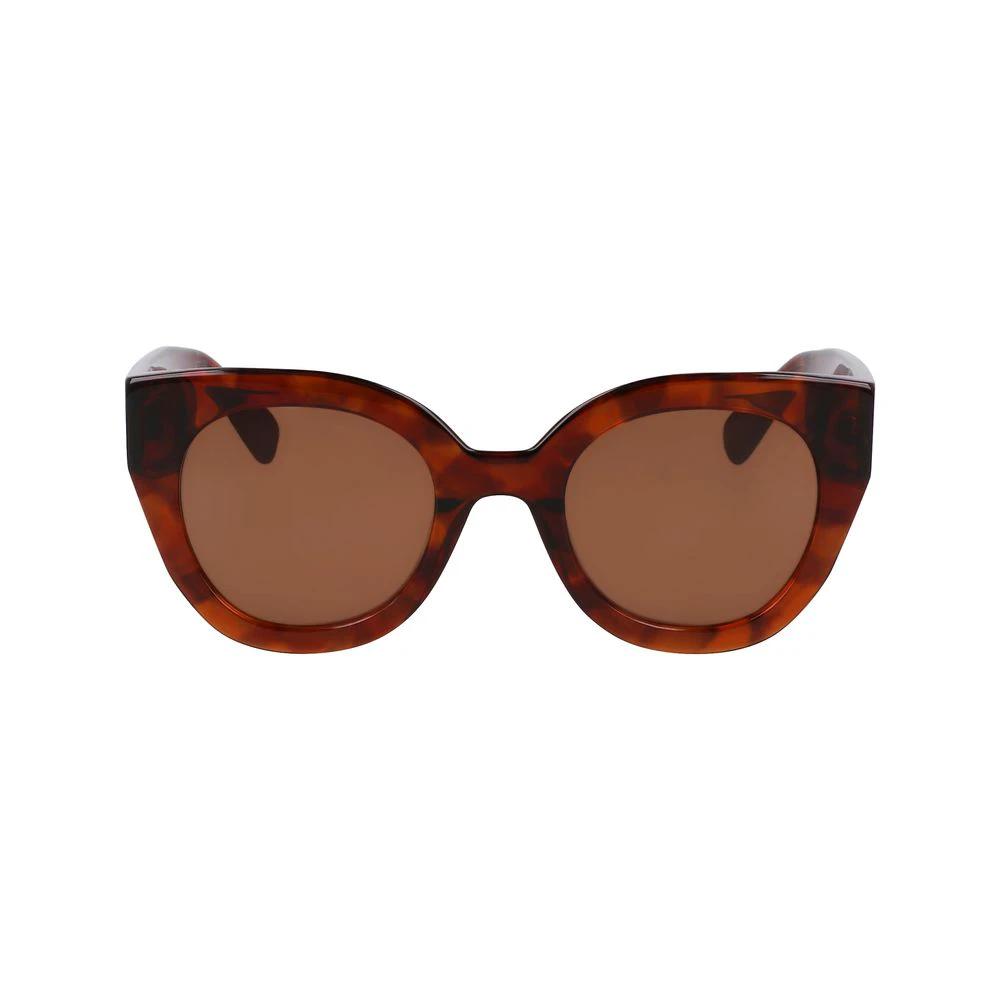 Longchamp Brown Acetate Sunglasses by Longchamp