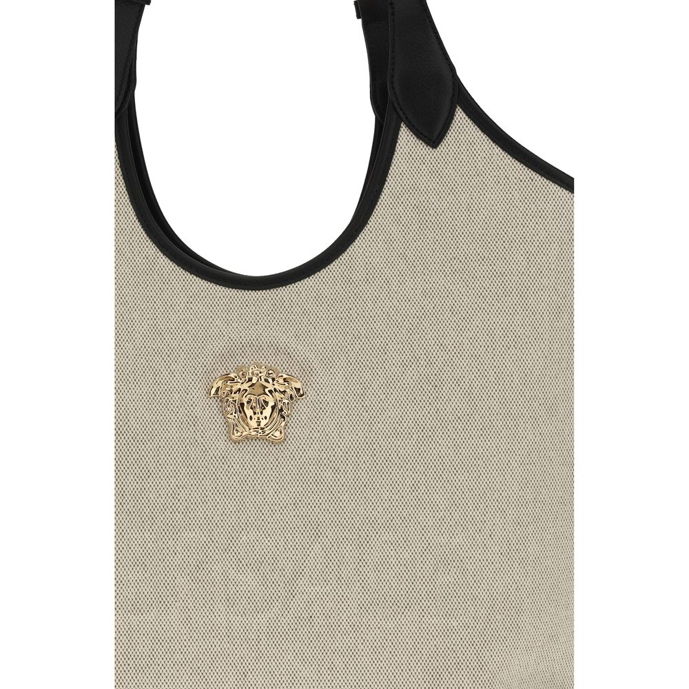 Tote Bag Versace La Medusa Beige Coton – Authentique | HBPS Fashion