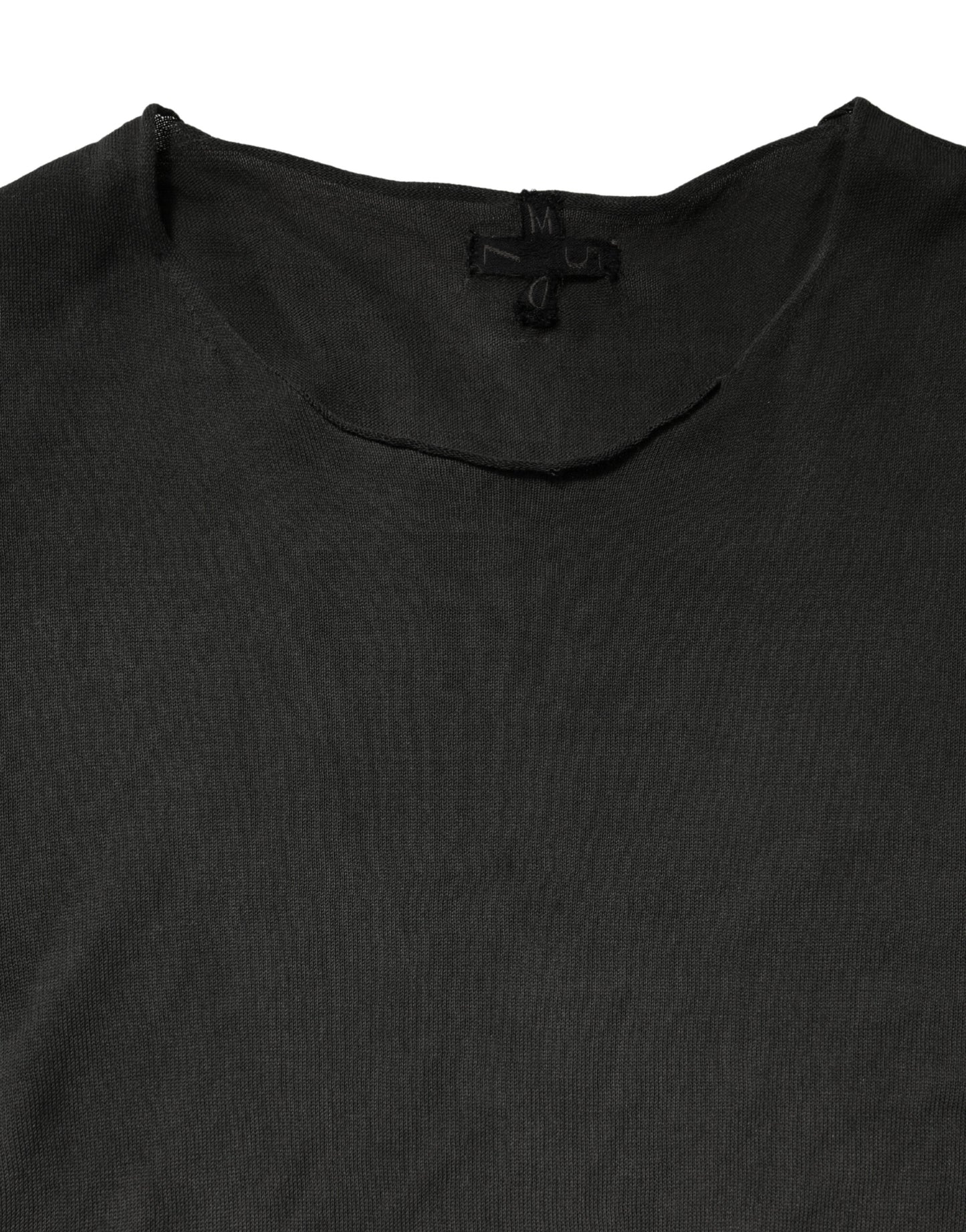 Dolce & Gabbana Sweater Black Cotton Crewneck Sweatshirt