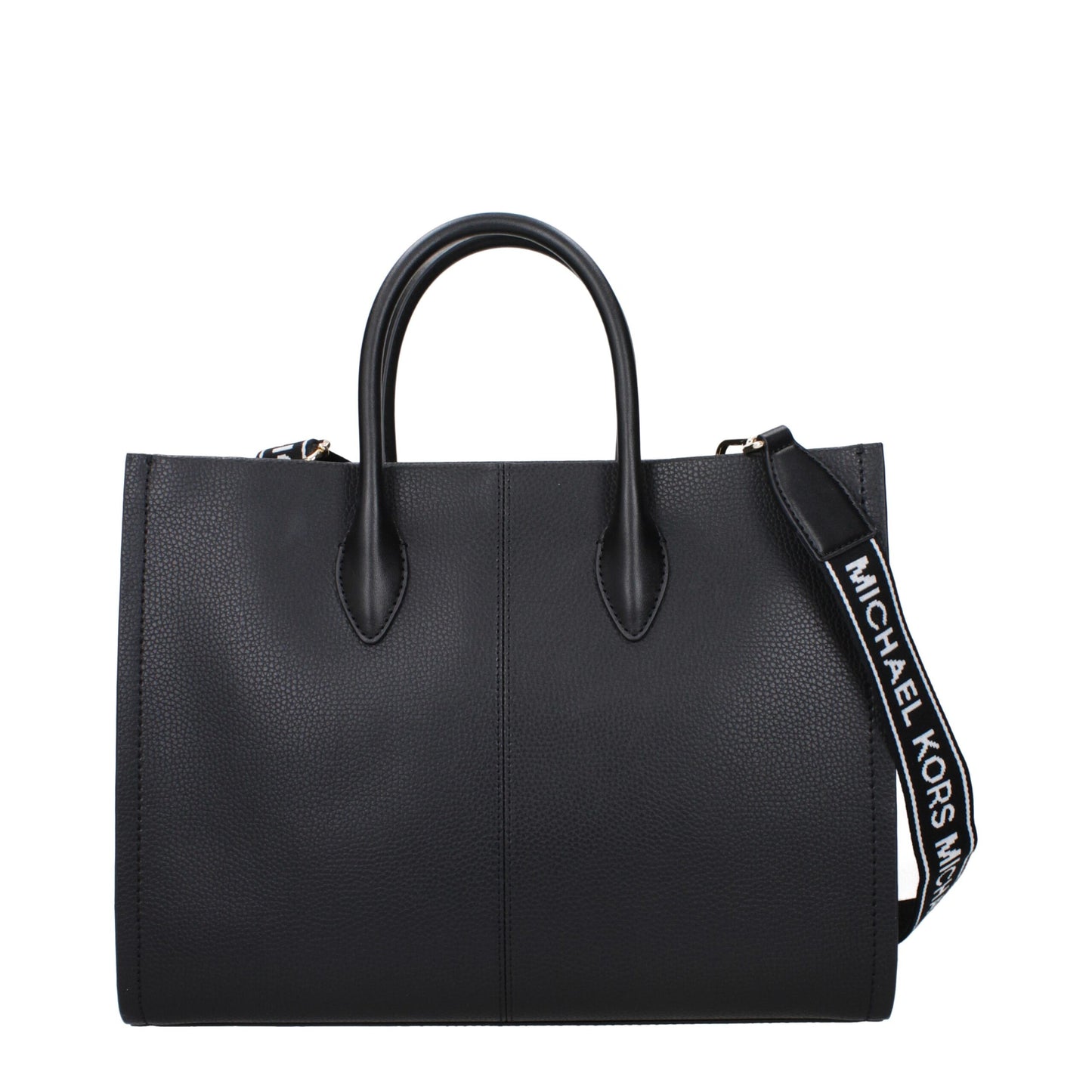 Michael Kors Black Leather Handbag by Michael Kors
