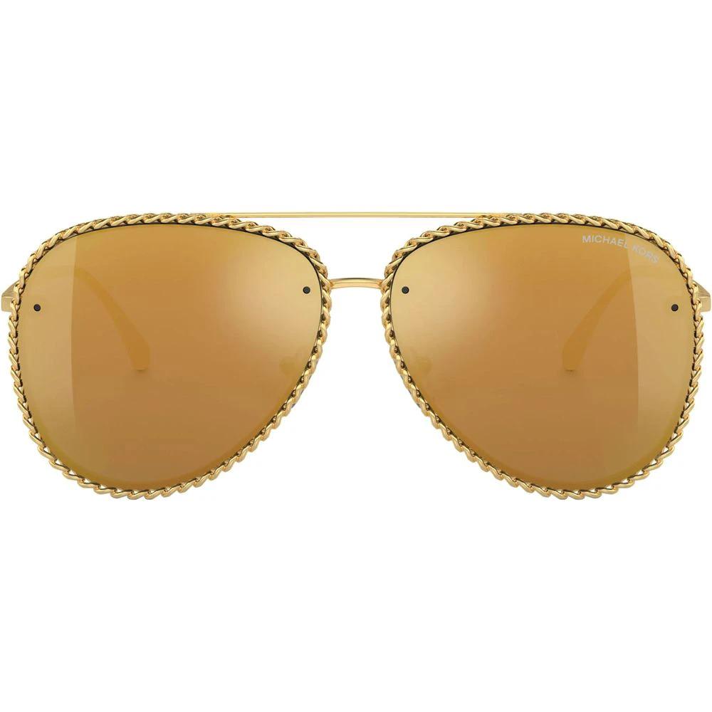 Michael Kors Gold Metal Sunglasses by Michael Kors