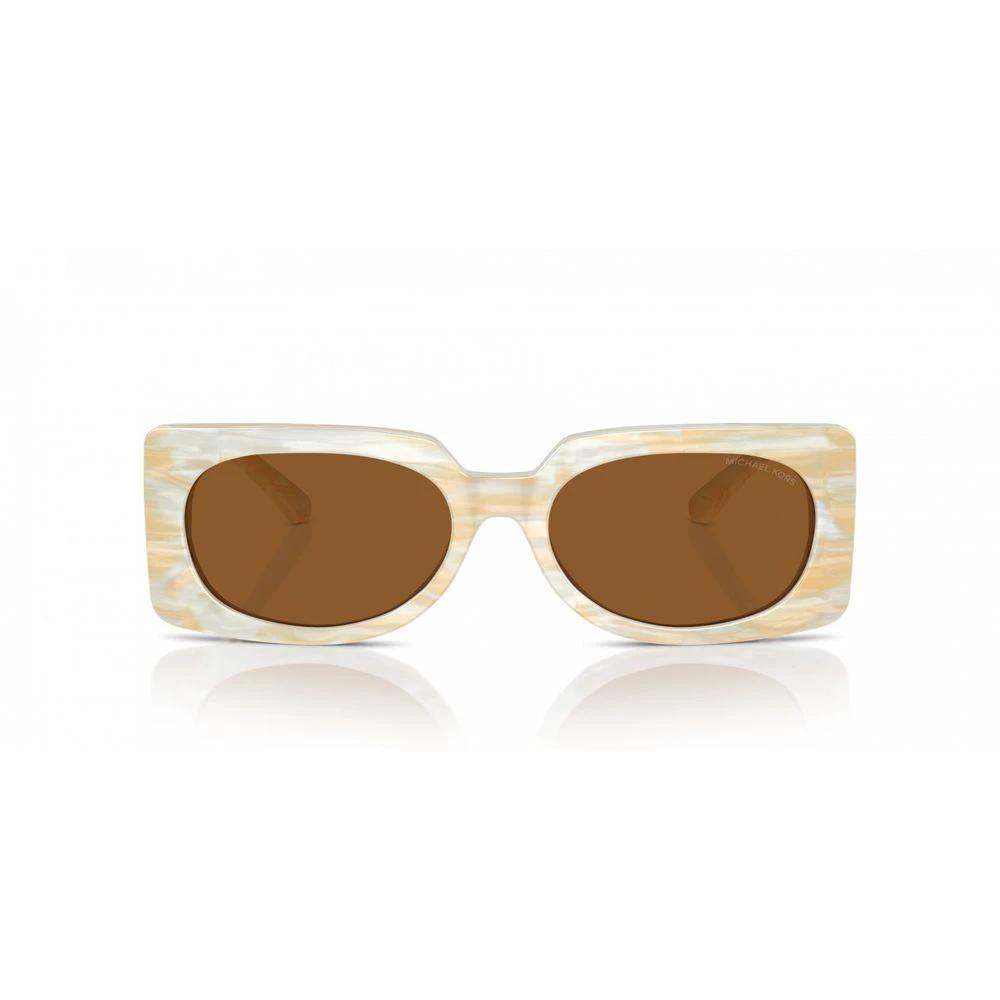 Michael Kors Beige Acetate Sunglasses by Michael Kors