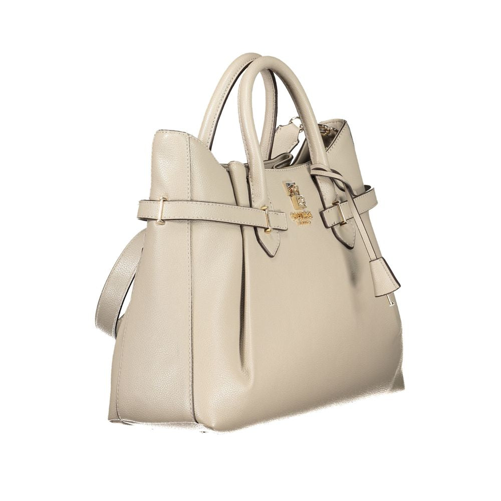 Guess Jeans Beige Polyurethane Women's Handbag