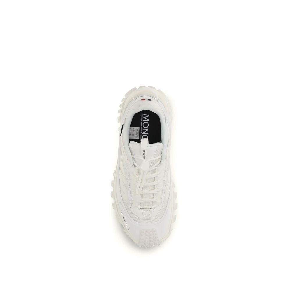 Moncler White Polyamide Athletic Sneakers by Moncler