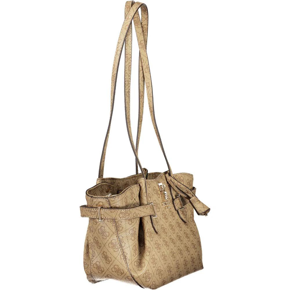 Guess Jeans Beige Polyurethane Women Handbag by Guess Jeans