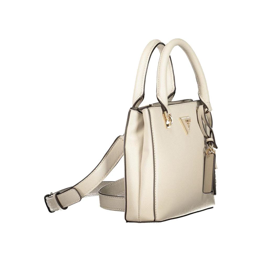Guess Jeans Beige Polyurethane Women Handbag by Guess Jeans