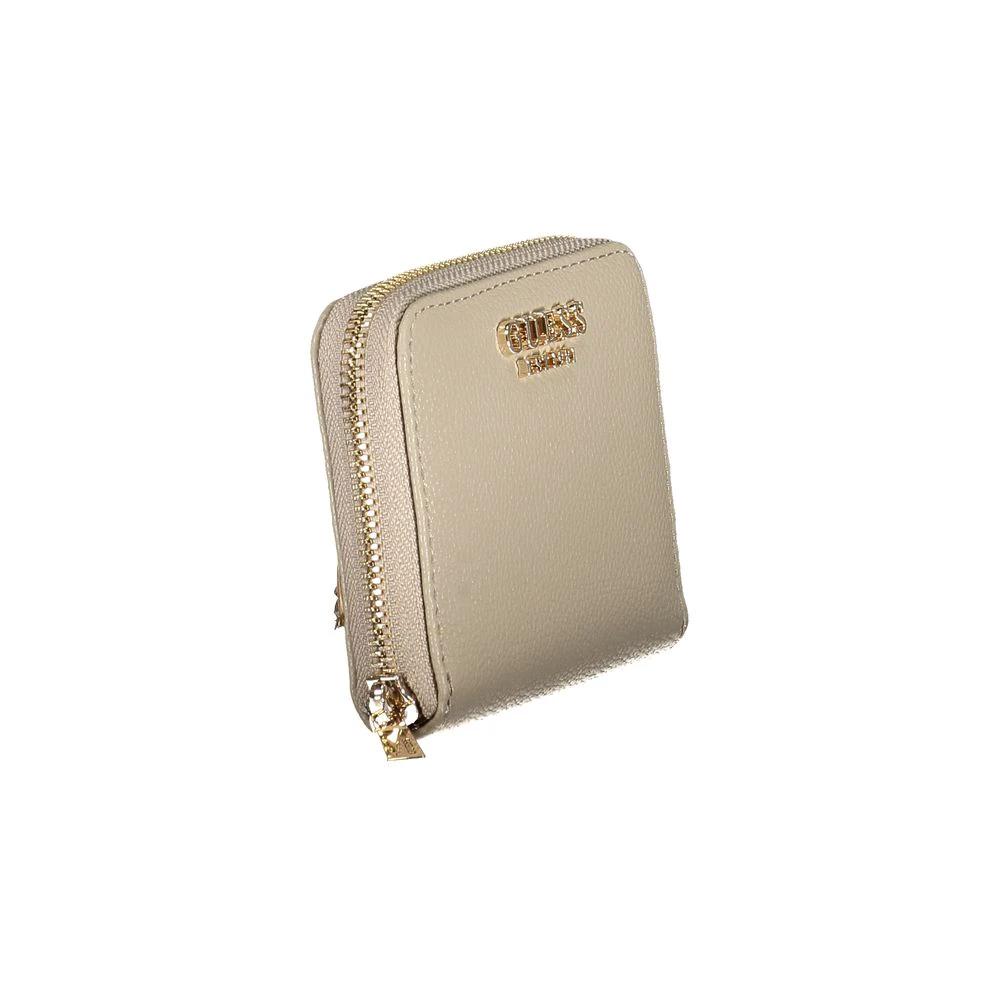 Guess Jeans Beige Polyurethane Women Wallet