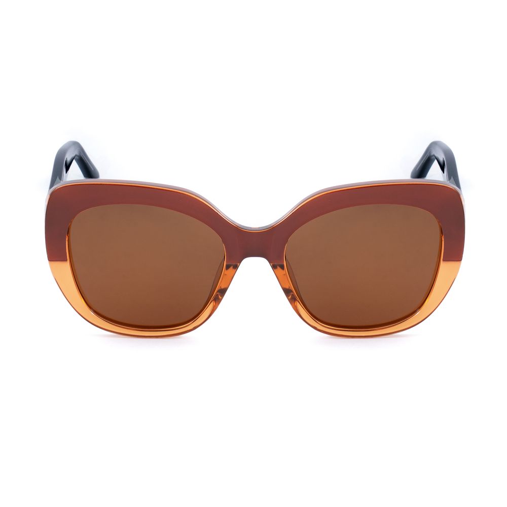 Bobroff Brown Acetate Sunglasses by Bobroff