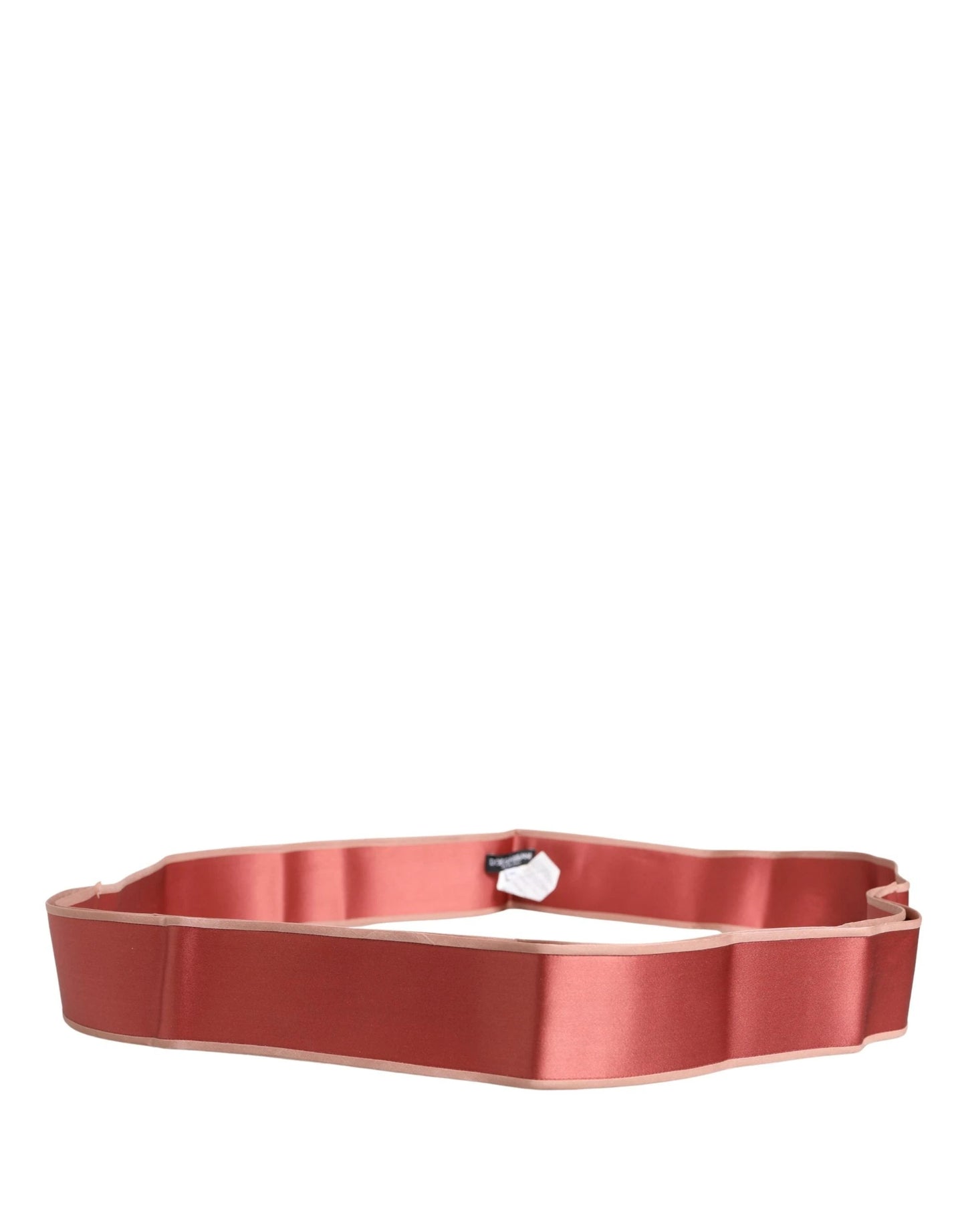 Dolce & Gabbana Pink Silk Satin Waist Women Cintura Belt by Dolce & Gabbana