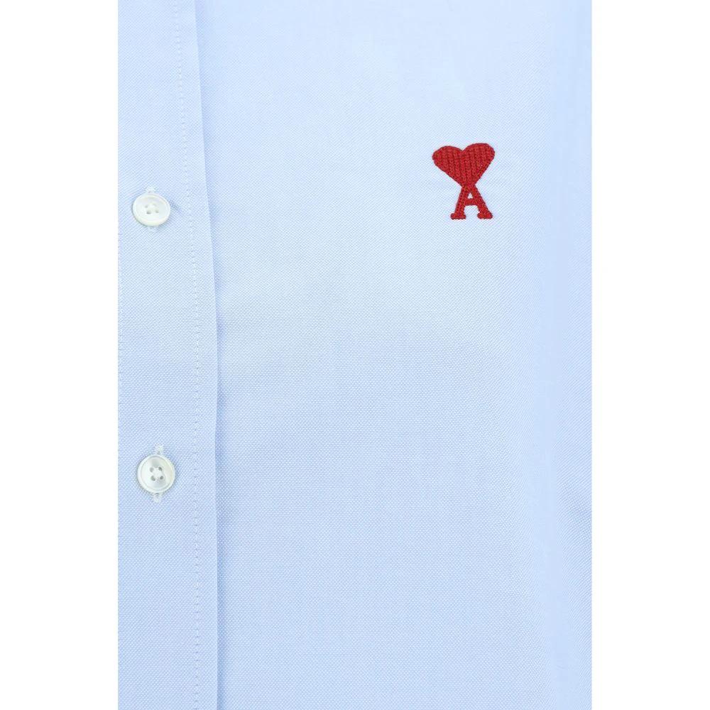 Ami Paris Blue Cotton Dress Shirt by Ami Paris