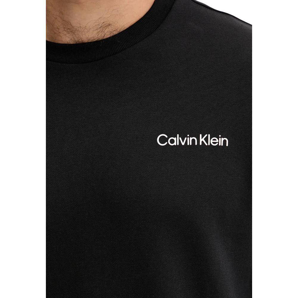 Calvin Klein Sport Black Cotton Sweatshirt by Calvin Klein Sport