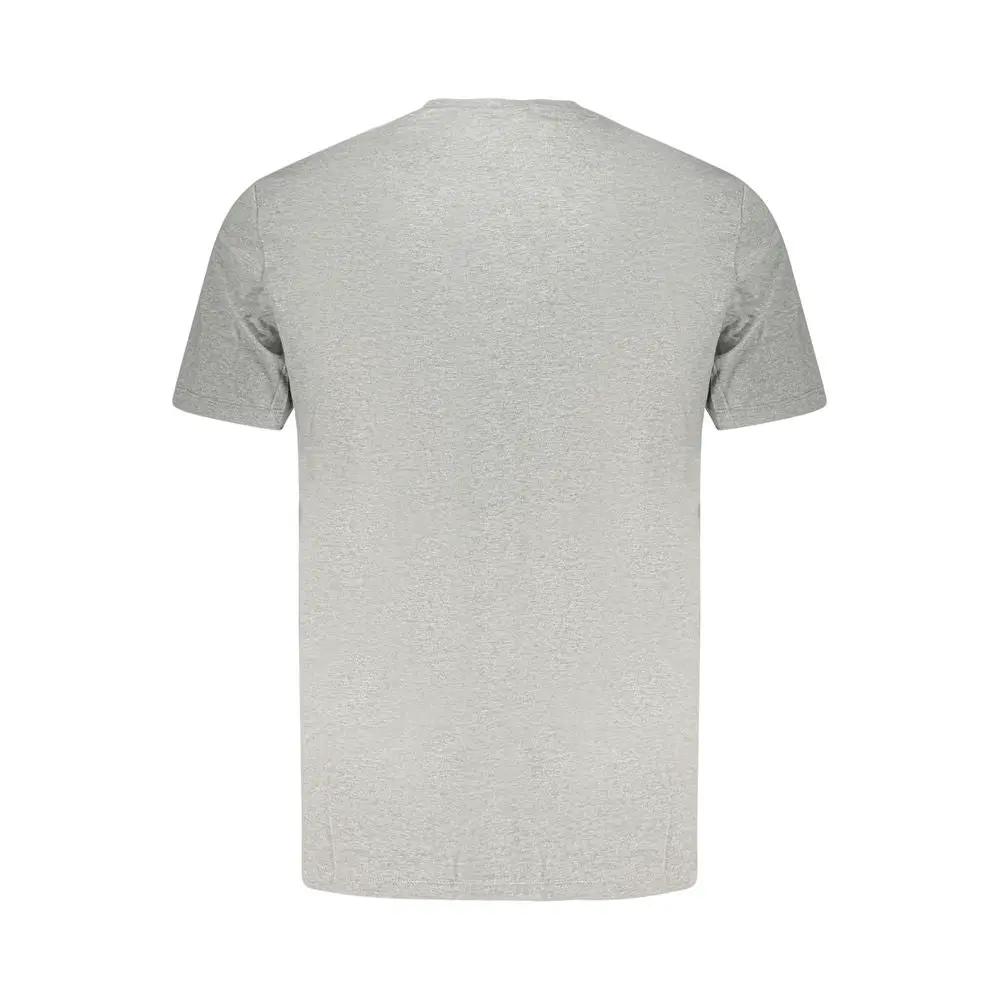 Calvin Klein Grigio Cotton Men T-Shirt by Calvin Klein