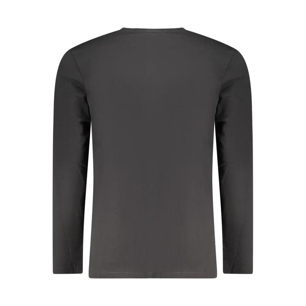 Hugo Boss Black Cotton Men T-Shirt by Hugo Boss