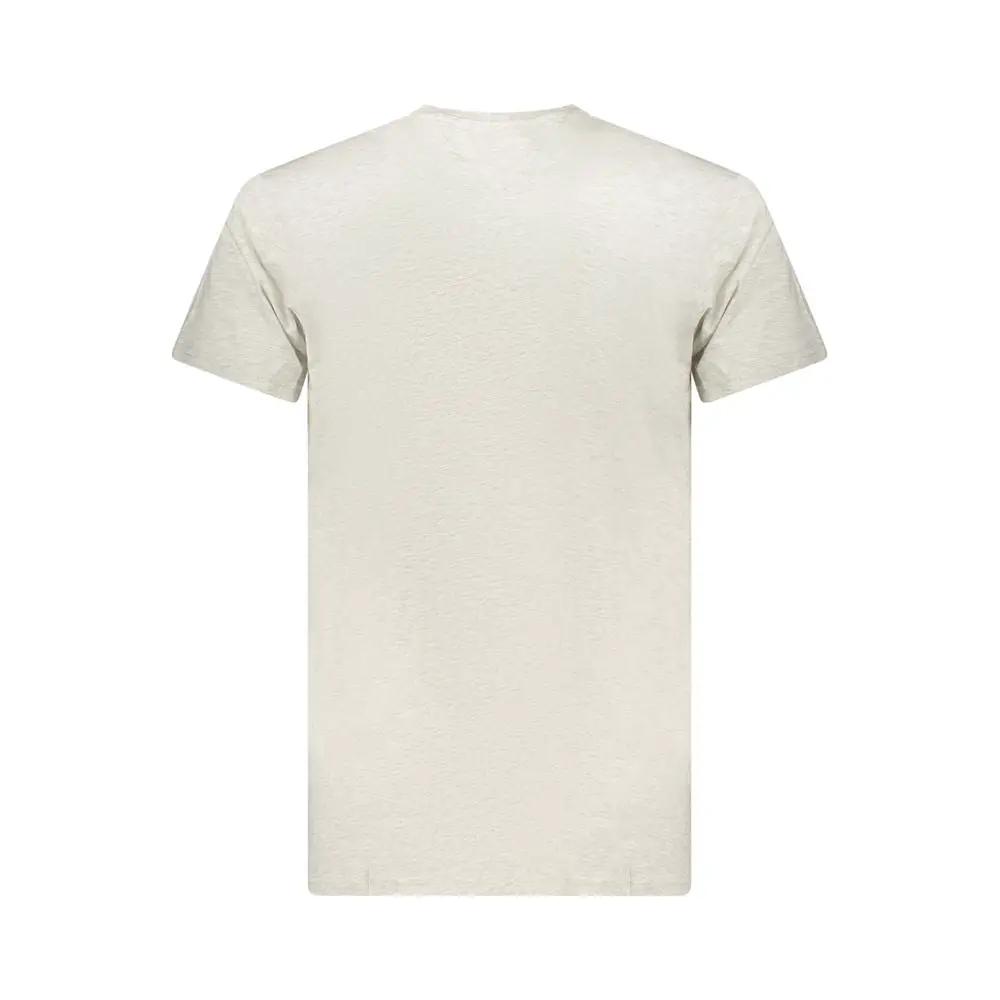 Tommy Hilfiger Grigio Cotton Men T-Shirt by Tommy Hilfiger