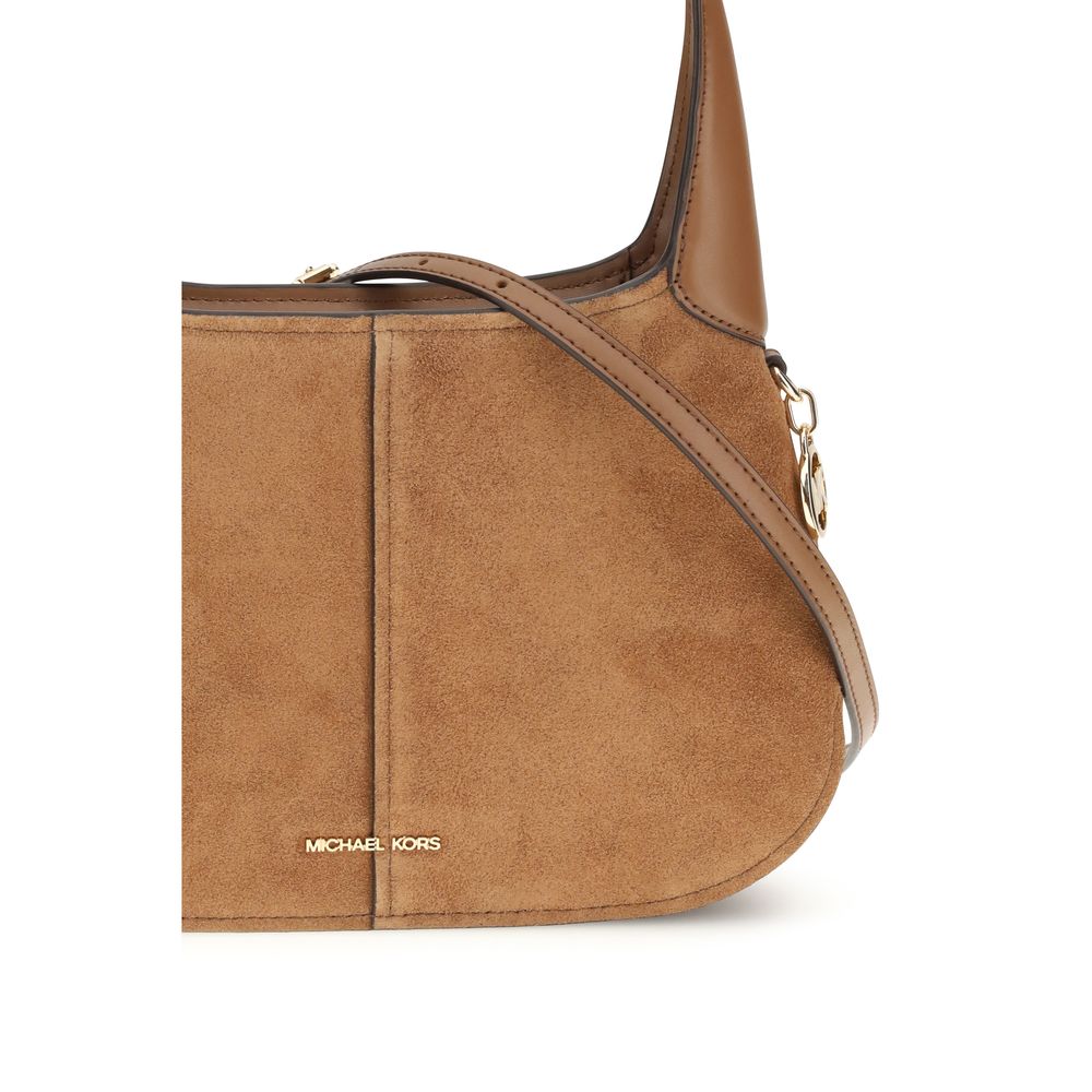 Michael Kors Beige Calf Leather Bos Taurus Shoulder Bag by Michael Kors