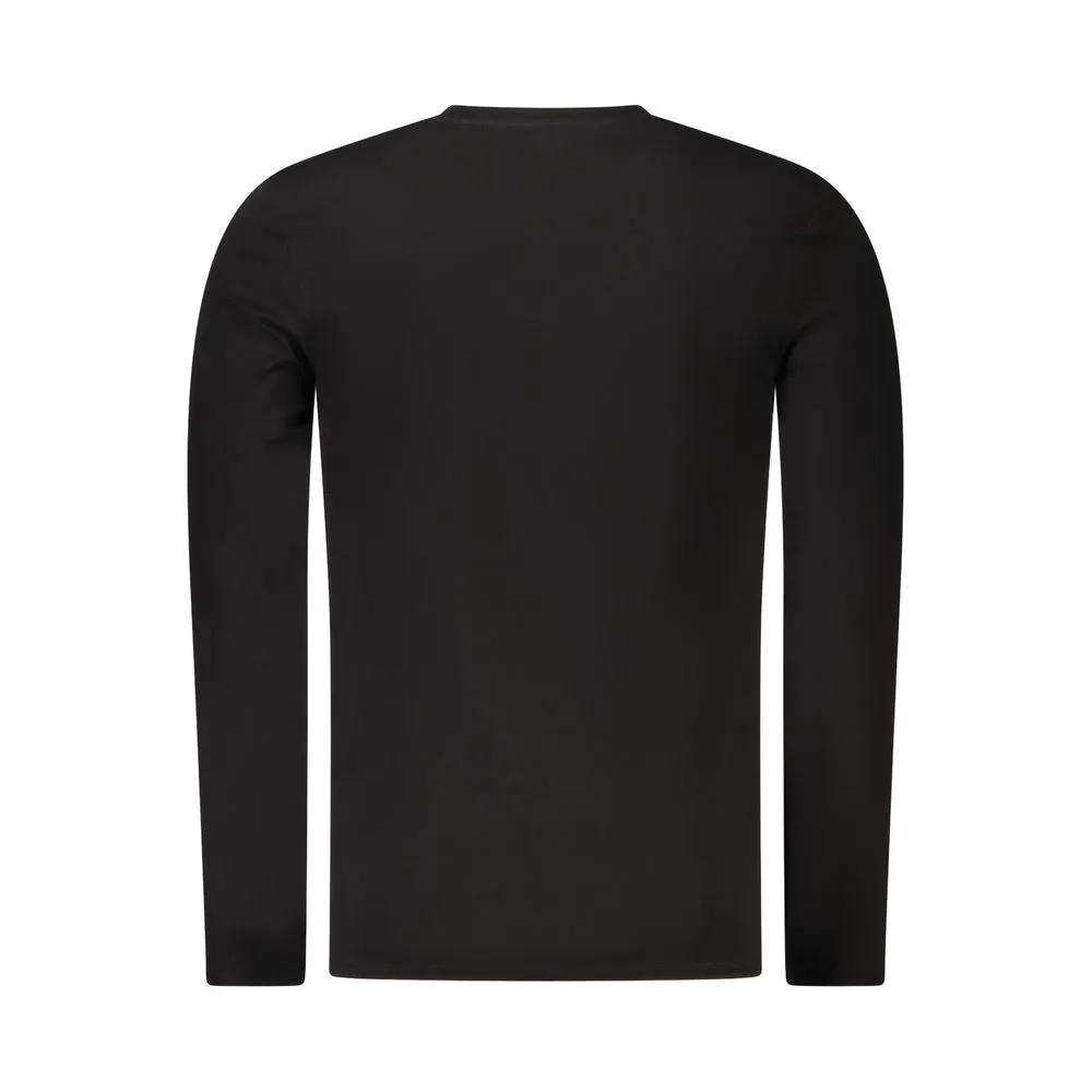 Guess Jeans Black Cotton Men T-Shirt by Guess Jeans