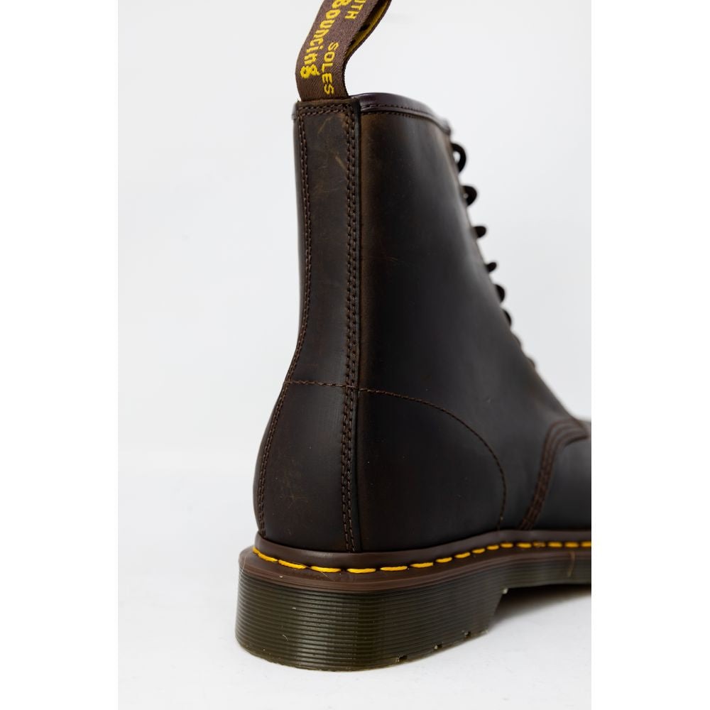 Dr. Martens Brown Leather Athletic Sneakers