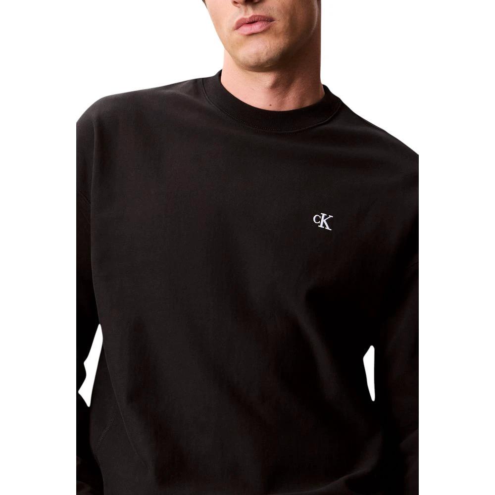 Calvin Klein Jeans Black Cotton Sweatshirt