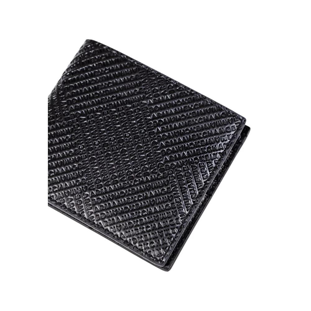 Armani Exchange Black Leather Wallet by Armani Exchange
