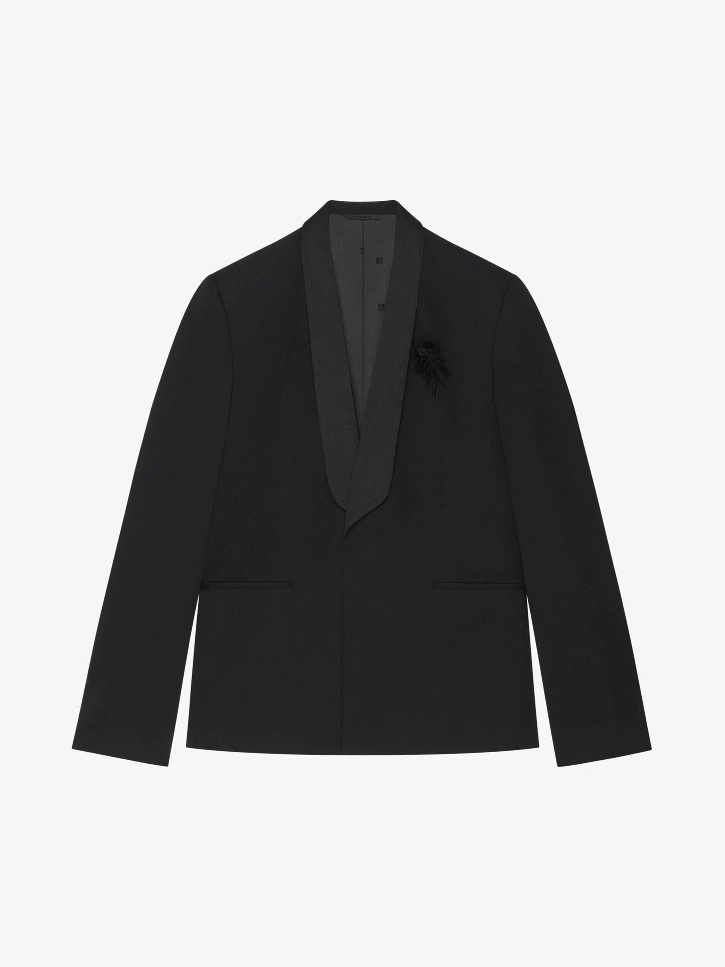 Givenchy Black Fibres Coat by Givenchy