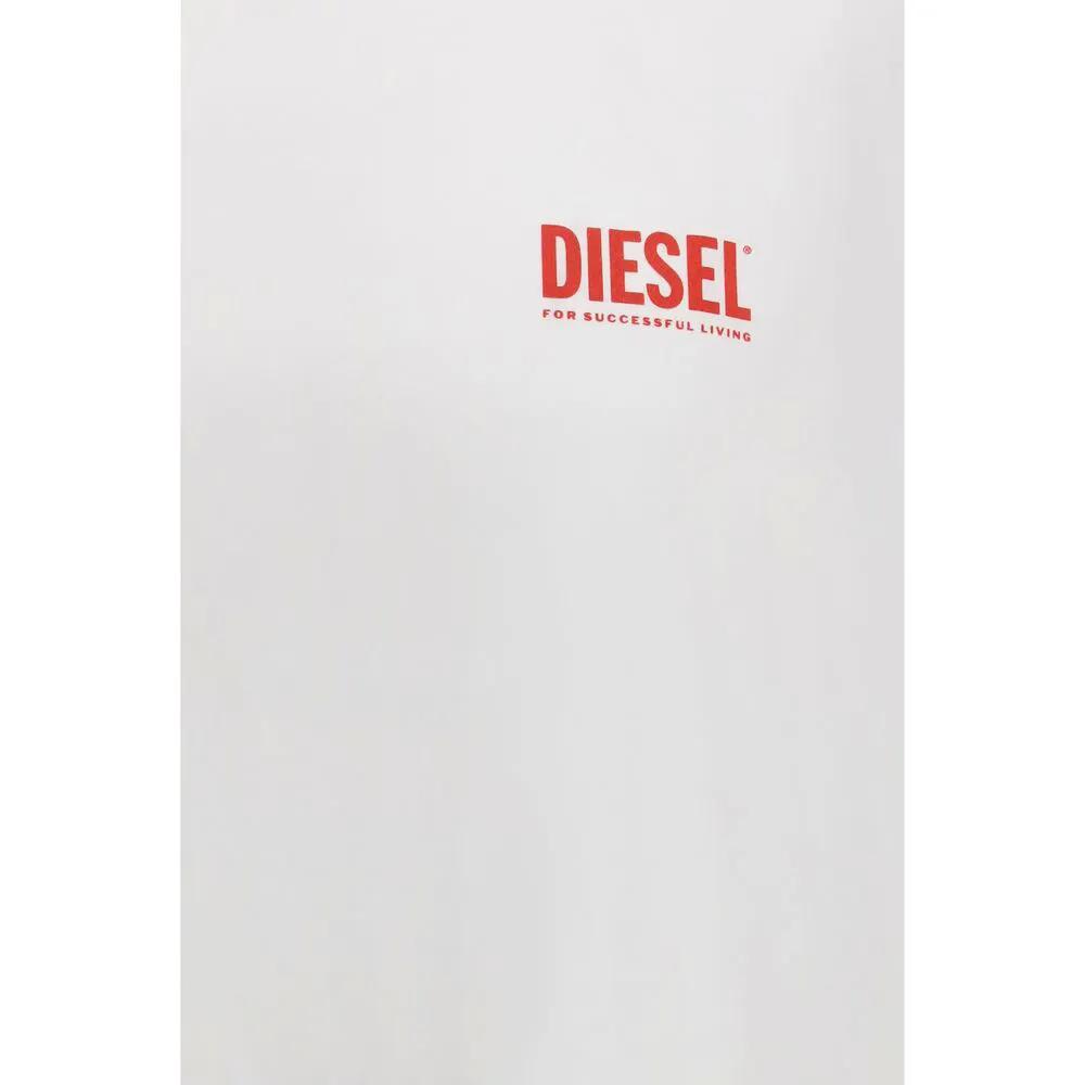 Diesel White Cotton T-Shirt by Diesel