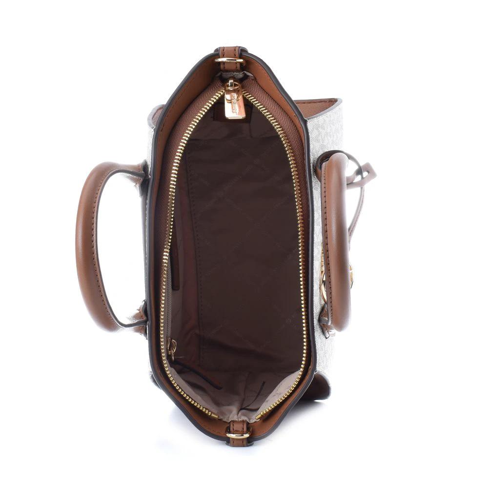 Michael Kors Beige Canvas Handbag by Michael Kors