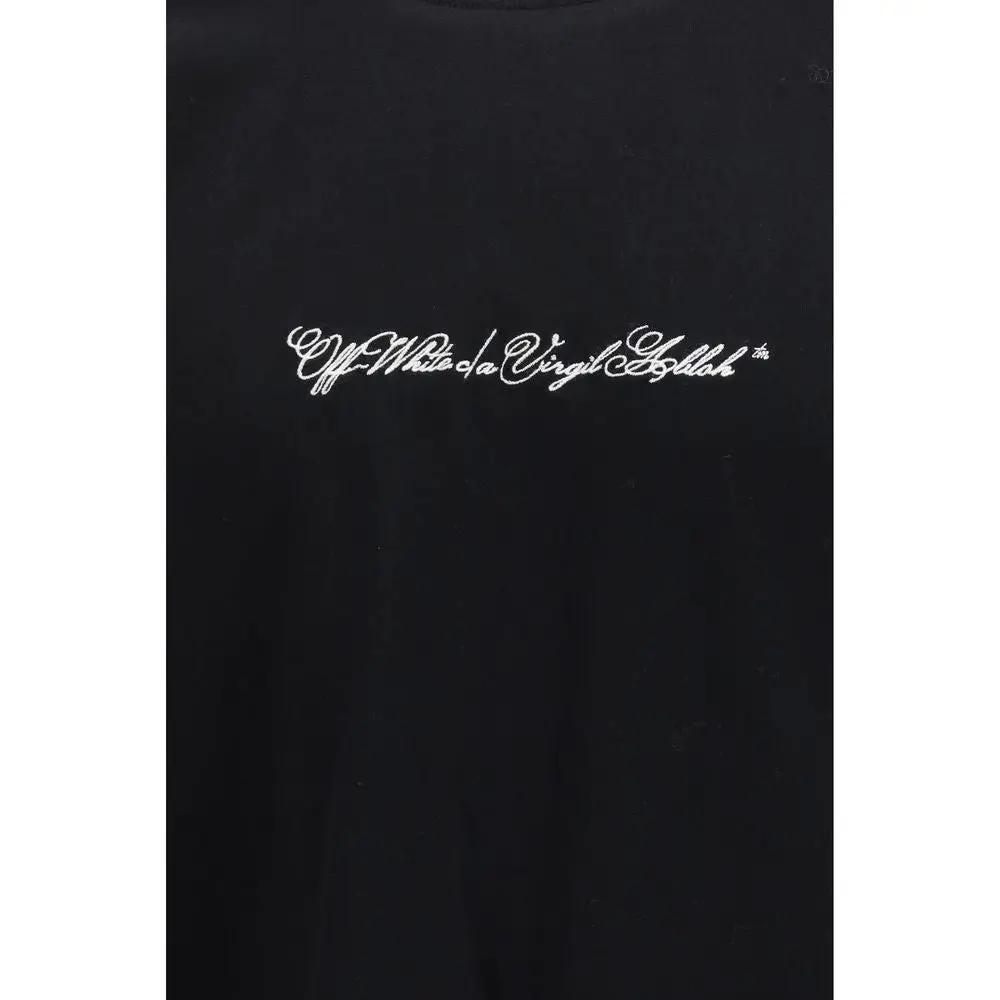 Off-White Black Cotton T-Shirt by Off-White